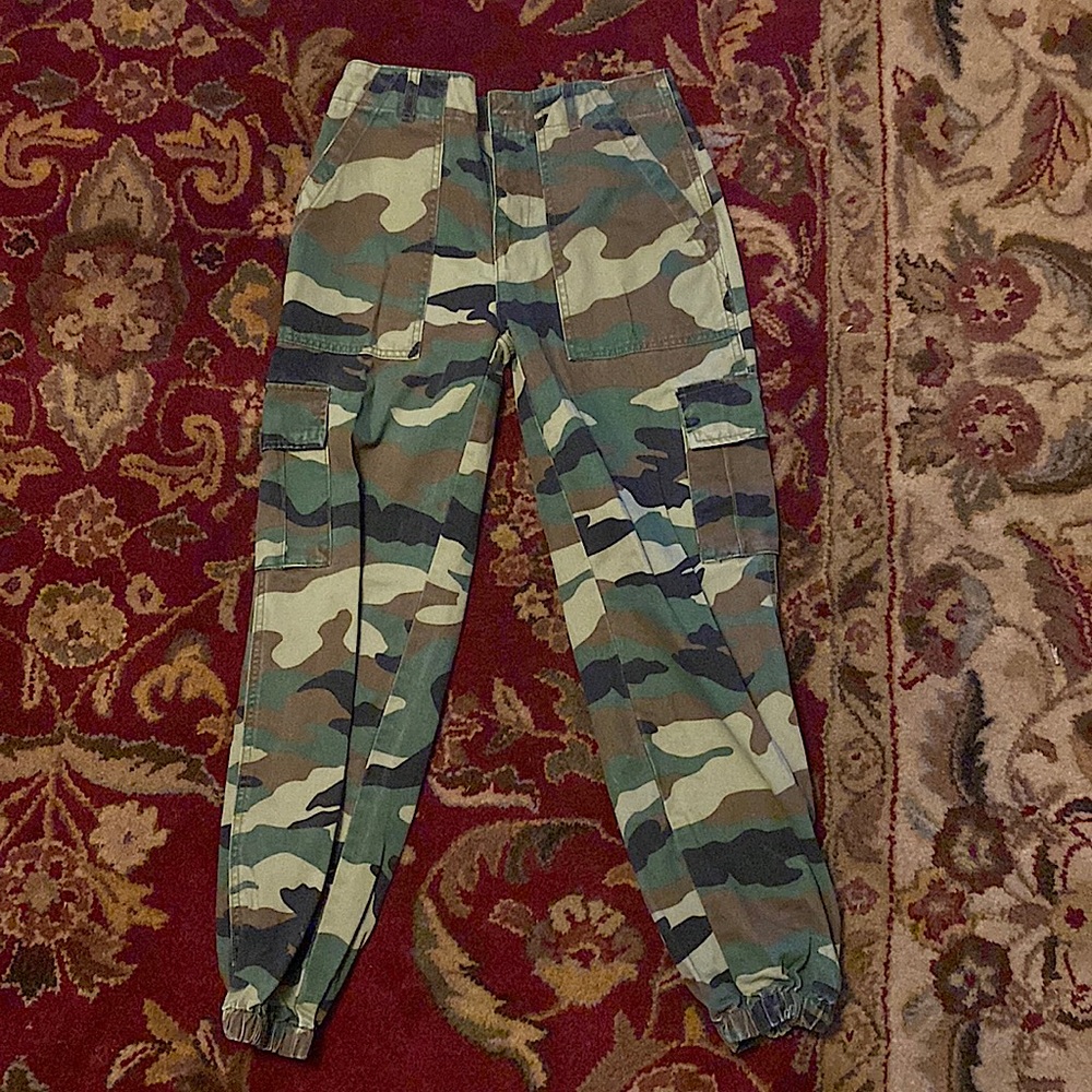 Camo cargo pants